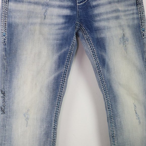 COPY - Rock Revival Walden Slim Boot Cut Jeans- 33 - Picture 6 of 17